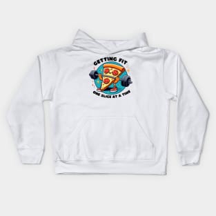 The fitness pizza Kids Hoodie